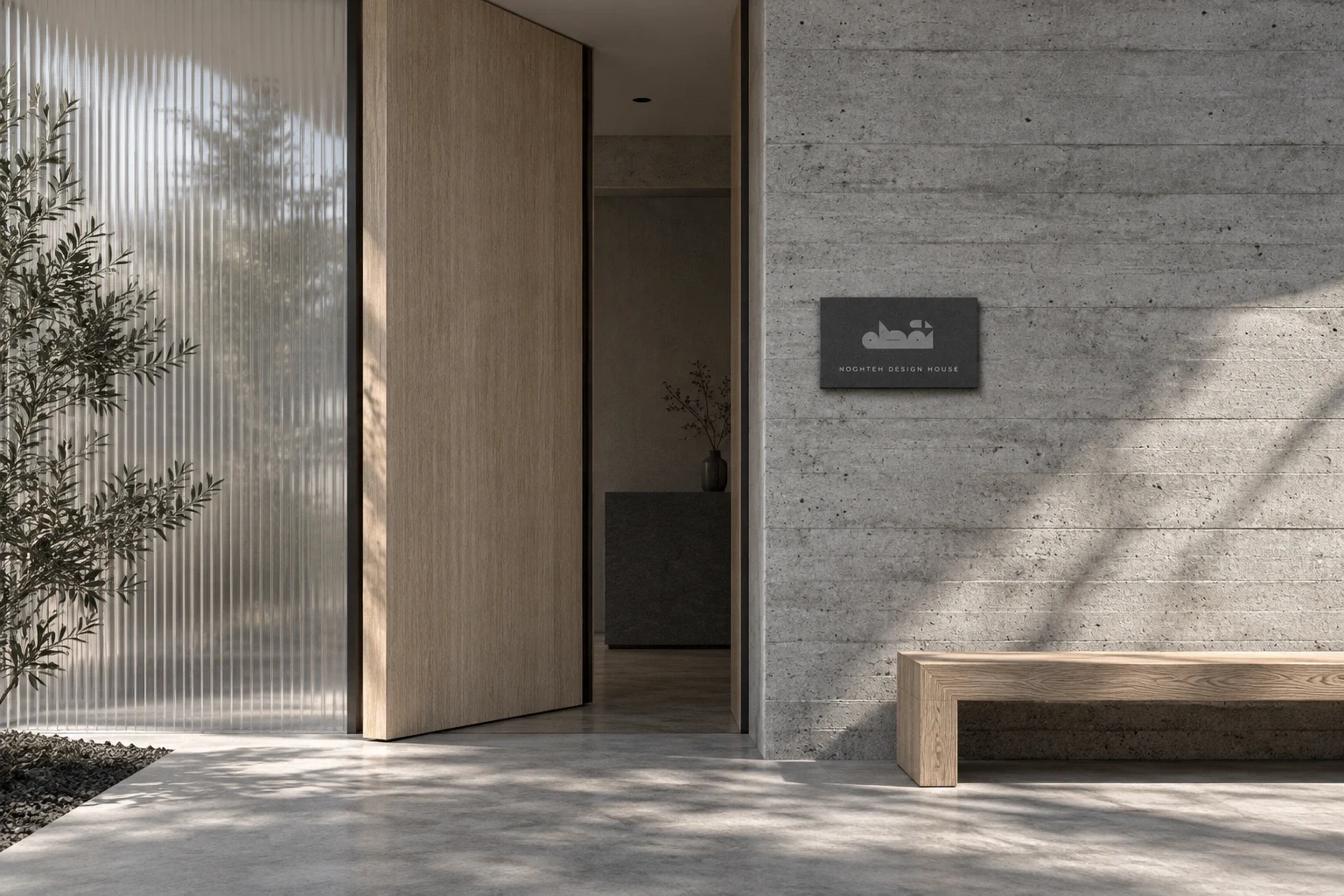 Noghteh studio-entrance