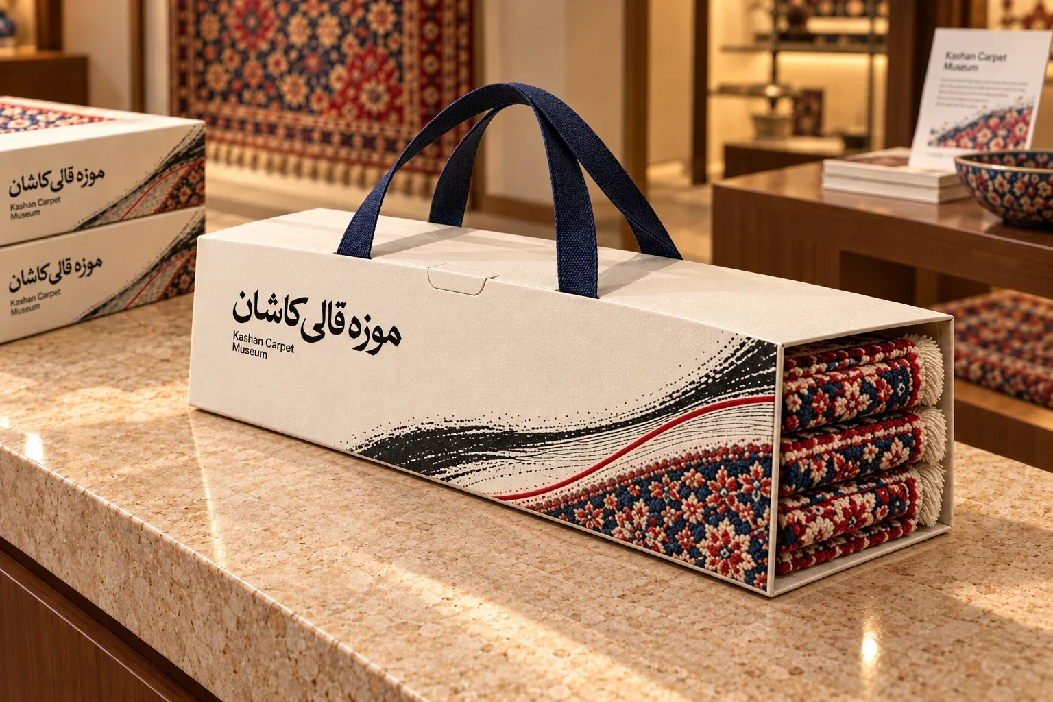 کیف حمل قالی تاشده