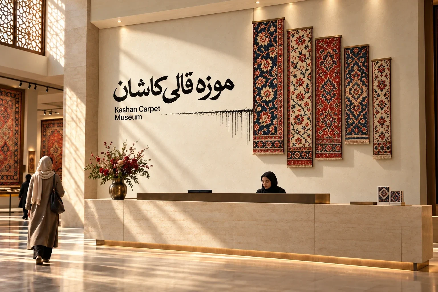 موزه قالی کاشان — هویتی از دل تار و نقش